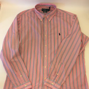 Ralph Lauren bluelabel mens XXL stripe buttonshirt